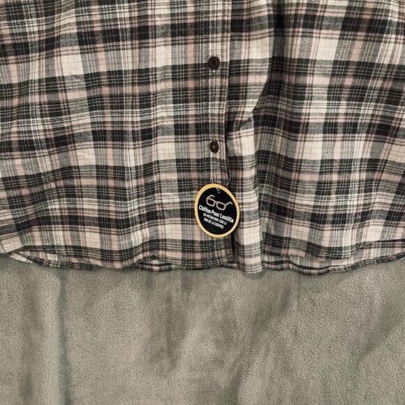 Ariat Rebar‎ Flannel Shirt Womens 2X Plaid Beetle Workwear DuraStretch GAM - Picture 2 of 16